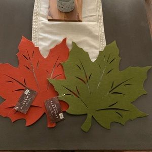 Felt Leaf Placements (2)